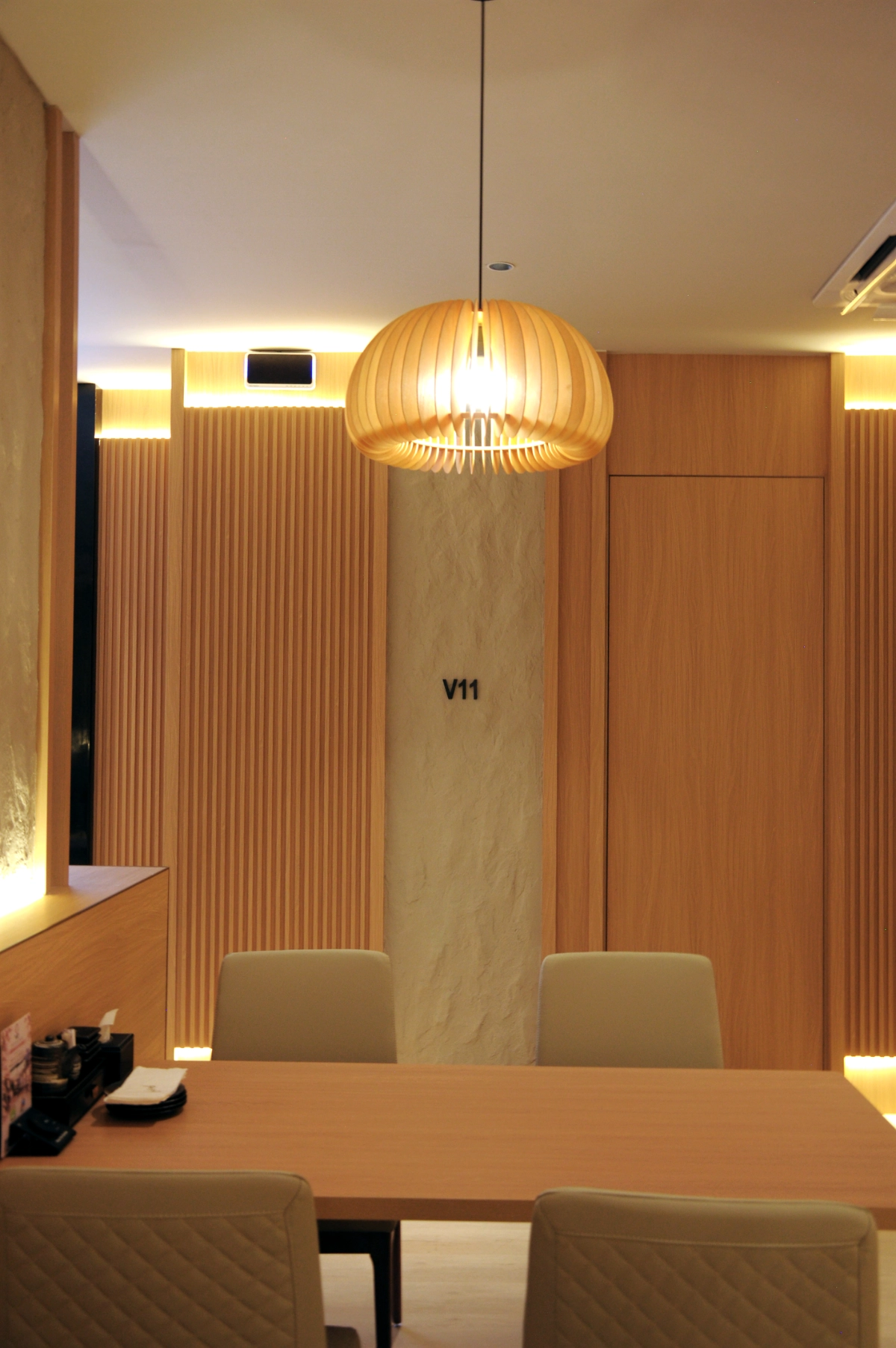 Niki Japanese Dining — VIP room entrance